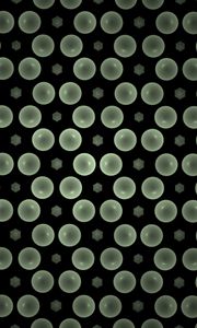 Preview wallpaper pattern, circles, hexagons, geometric, shapes