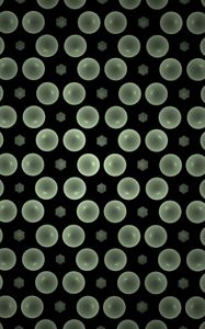 Preview wallpaper pattern, circles, hexagons, geometric, shapes