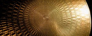 Preview wallpaper pattern, circles, surface, gold, texture