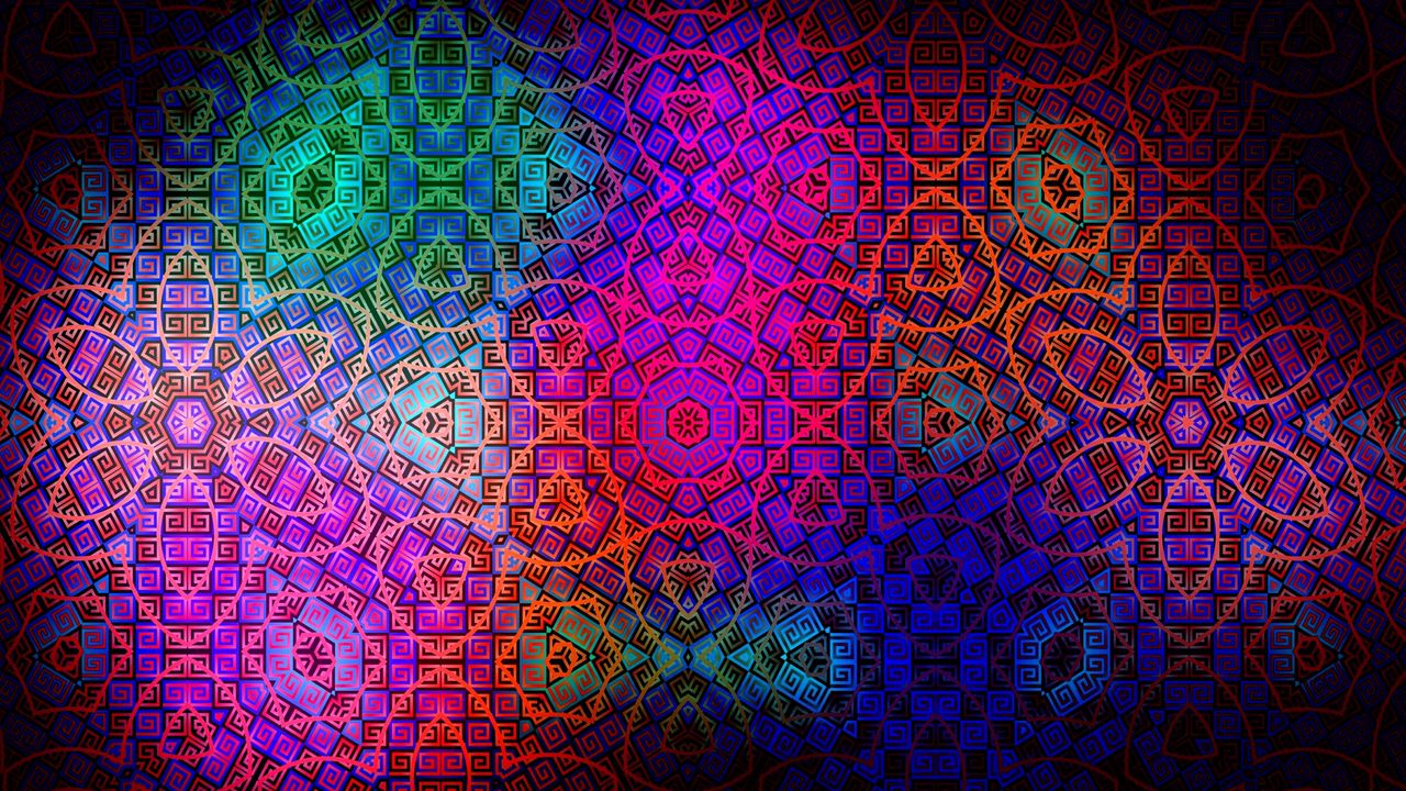 Wallpaper pattern, color, colorful, dark