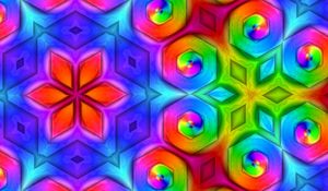 Preview wallpaper pattern, colorful, ornament, bright, saturated