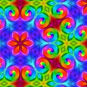Preview wallpaper pattern, colorful, ornament, bright, saturated