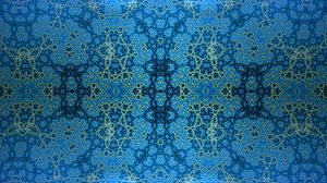 Preview wallpaper pattern, dots, abstraction, blue