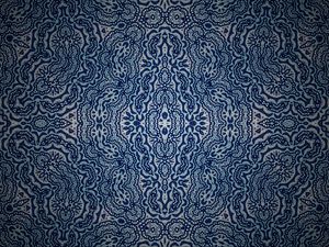 Preview wallpaper pattern, dots, shapes, fractal, blue