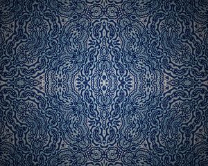 Preview wallpaper pattern, dots, shapes, fractal, blue