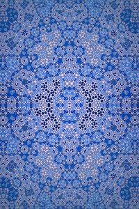 Preview wallpaper pattern, dots, shapes, abstraction, blue