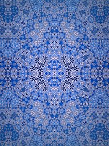 Preview wallpaper pattern, dots, shapes, abstraction, blue