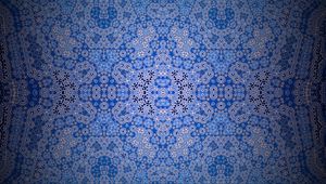 Preview wallpaper pattern, dots, shapes, abstraction, blue