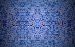 Preview wallpaper pattern, dots, shapes, abstraction, blue