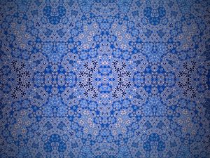 Preview wallpaper pattern, dots, shapes, abstraction, blue