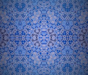 Preview wallpaper pattern, dots, shapes, abstraction, blue