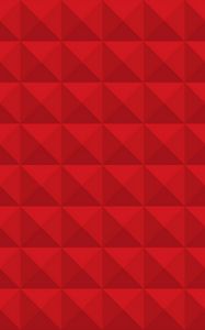 Preview wallpaper pattern, embossed, geometric, squares, triangles, symmetry, red, shades