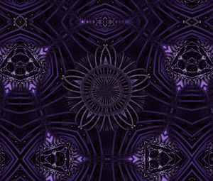 Preview wallpaper pattern, flower, purple, abstraction
