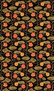 Preview wallpaper pattern, flowers, leaves, stems, plants