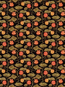 Preview wallpaper pattern, flowers, leaves, stems, plants