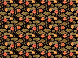 Preview wallpaper pattern, flowers, leaves, stems, plants