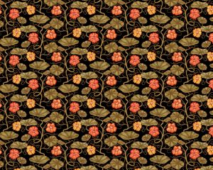 Preview wallpaper pattern, flowers, leaves, stems, plants