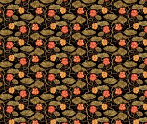 Preview wallpaper pattern, flowers, leaves, stems, plants