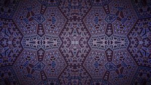 Preview wallpaper pattern, fractal, abstraction, purple