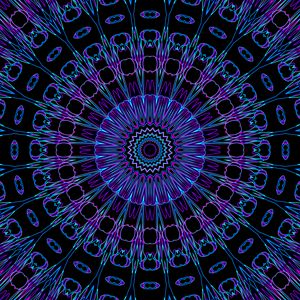 Preview wallpaper pattern, fractal, abstraction, blue, purple
