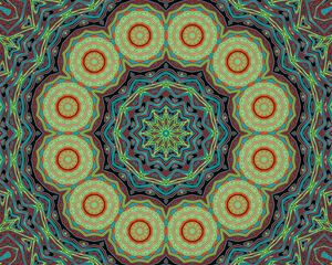 Preview wallpaper pattern, fractal, circles, background
