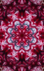 Preview wallpaper pattern, fractal, glare, abstraction, red