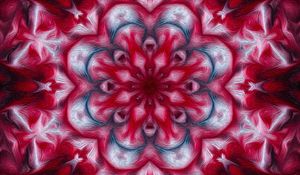 Preview wallpaper pattern, fractal, glare, abstraction, red