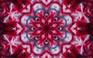 Preview wallpaper pattern, fractal, glare, abstraction, red