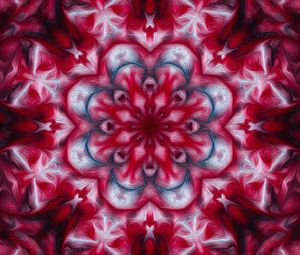 Preview wallpaper pattern, fractal, glare, abstraction, red