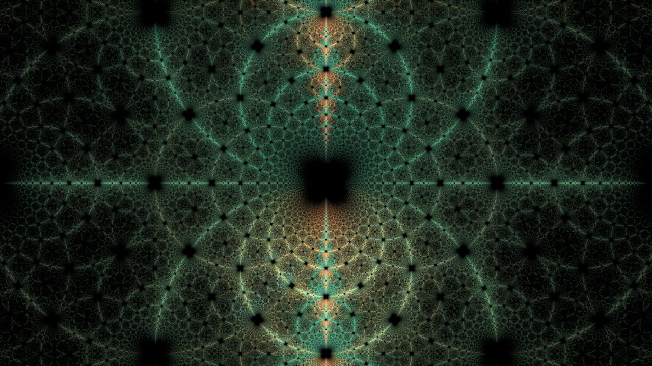 Wallpaper pattern, fractal, glow, background, abstraction