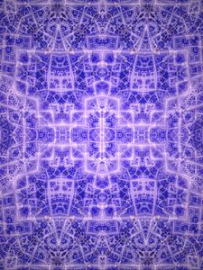 Preview wallpaper pattern, fractal, glow, abstraction, purple