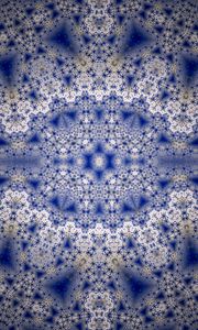 Preview wallpaper pattern, fractal, kaleidoscope, shapes, blue