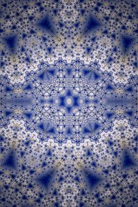 Preview wallpaper pattern, fractal, kaleidoscope, shapes, blue