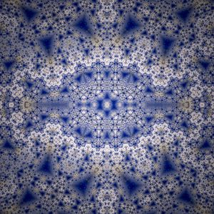 Preview wallpaper pattern, fractal, kaleidoscope, shapes, blue