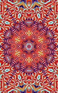 Preview wallpaper pattern, fractal, kaleidoscope, shapes, abstraction, background