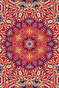 Preview wallpaper pattern, fractal, kaleidoscope, shapes, abstraction, background