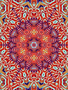 Preview wallpaper pattern, fractal, kaleidoscope, shapes, abstraction, background