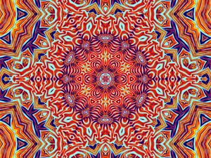 Preview wallpaper pattern, fractal, kaleidoscope, shapes, abstraction, background