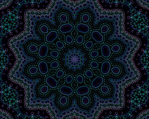 Preview wallpaper pattern, fractal, lines, shapes, dark
