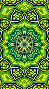 Preview wallpaper pattern, fractal, lines, green, bright