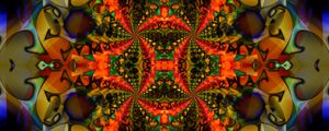 Preview wallpaper pattern, fractal, reflection, abstraction, colorful