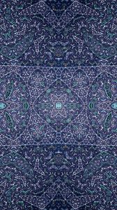 Preview wallpaper pattern, fractal, shapes, abstraction, blue