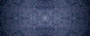 Preview wallpaper pattern, fractal, shapes, abstraction, blue