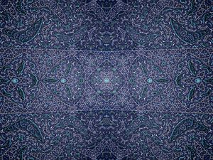 Preview wallpaper pattern, fractal, shapes, abstraction, blue