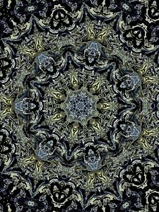 Preview wallpaper pattern, fractal, shapes, kaleidoscope, abstraction