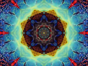 Preview wallpaper pattern, fractal, shapes, background
