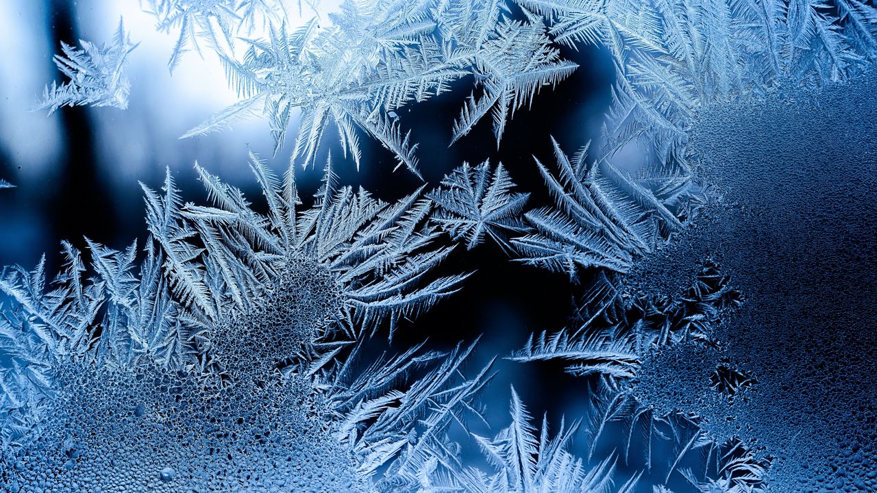 Wallpaper pattern, frosty, frost, glass