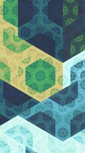 Preview wallpaper pattern, geometric, colorful, fractal, abstraction