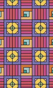 Preview wallpaper pattern, geometric, colorful, lines, shapes