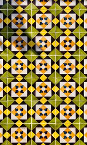 Preview wallpaper pattern, geometric, colorful, squares, rhombus, triangles
